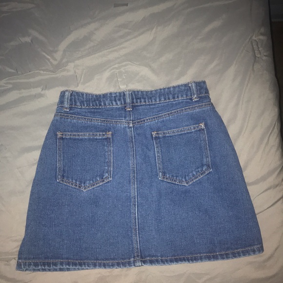 forever 21 denim button down skirt - Picture 2 of 2